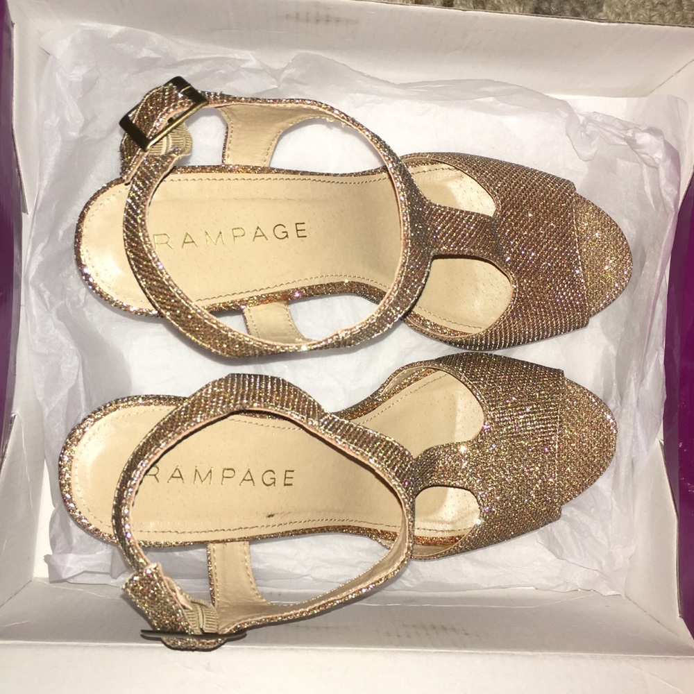 EUC Glittery Rampage Candelas Heels